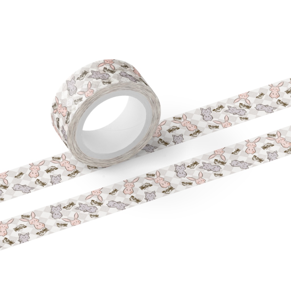 マユネコ&マユウサマスキングテープ