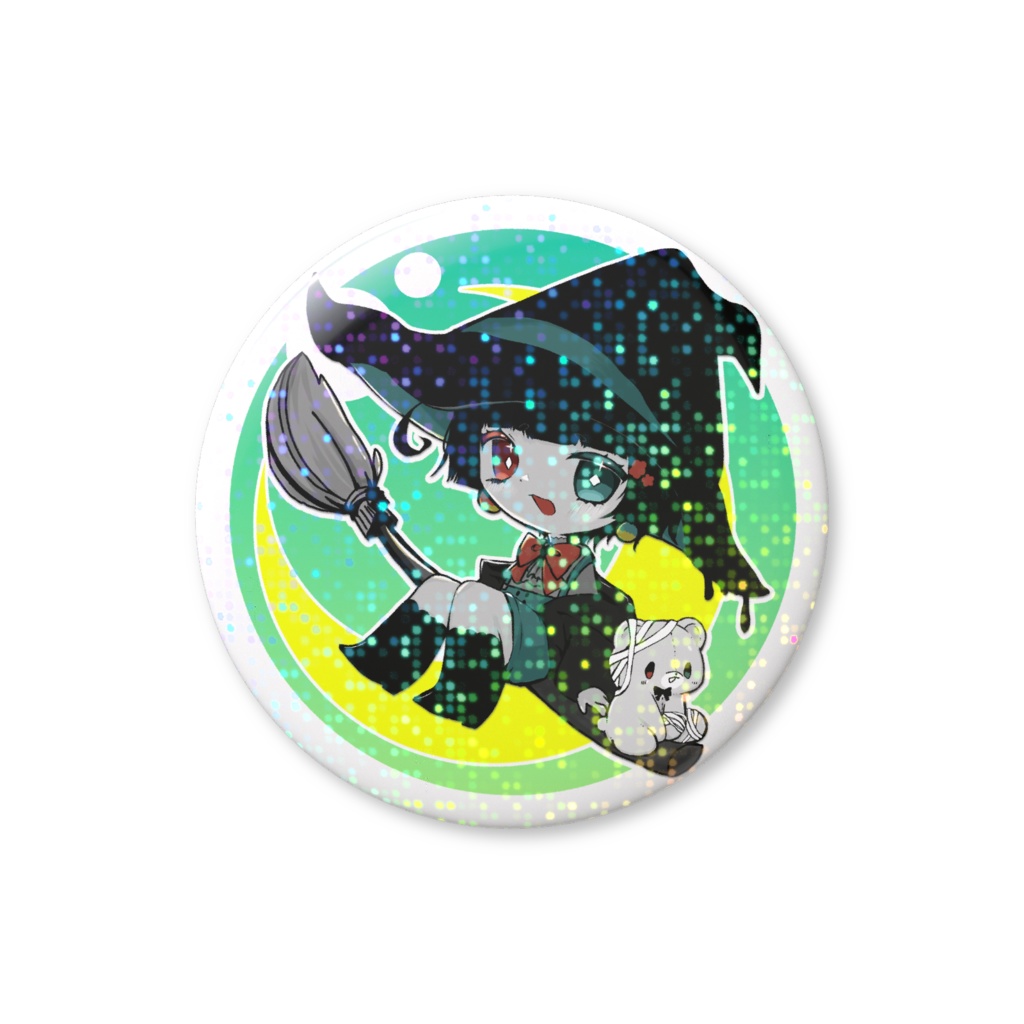 ホログラム缶バッジ(魔法使い)