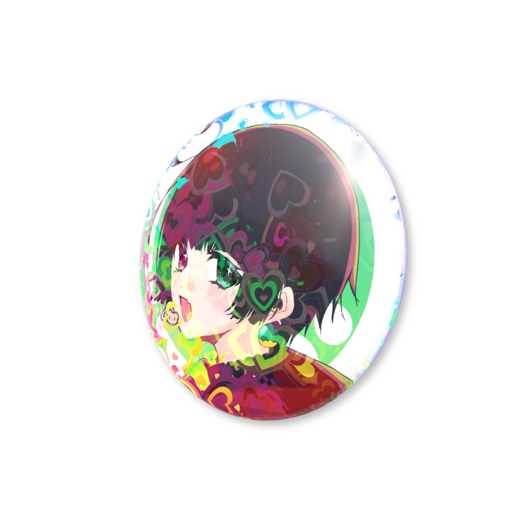 ホログラム缶バッジ(等身)
