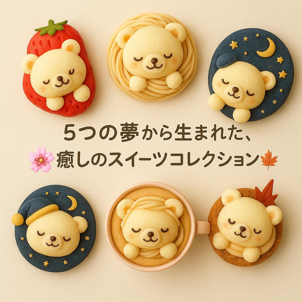 夢みるクマのティーパーティーモンブラン|秋限定レシピセット