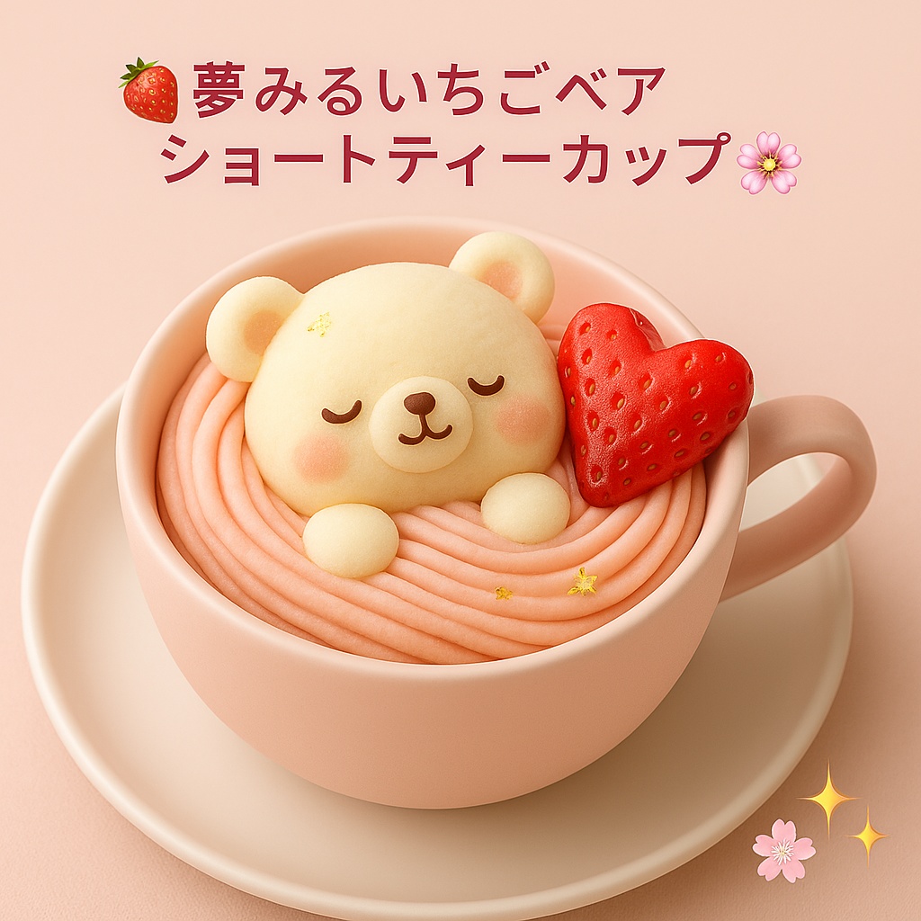 夢みるクマのティーパーティーモンブラン|秋限定レシピセット