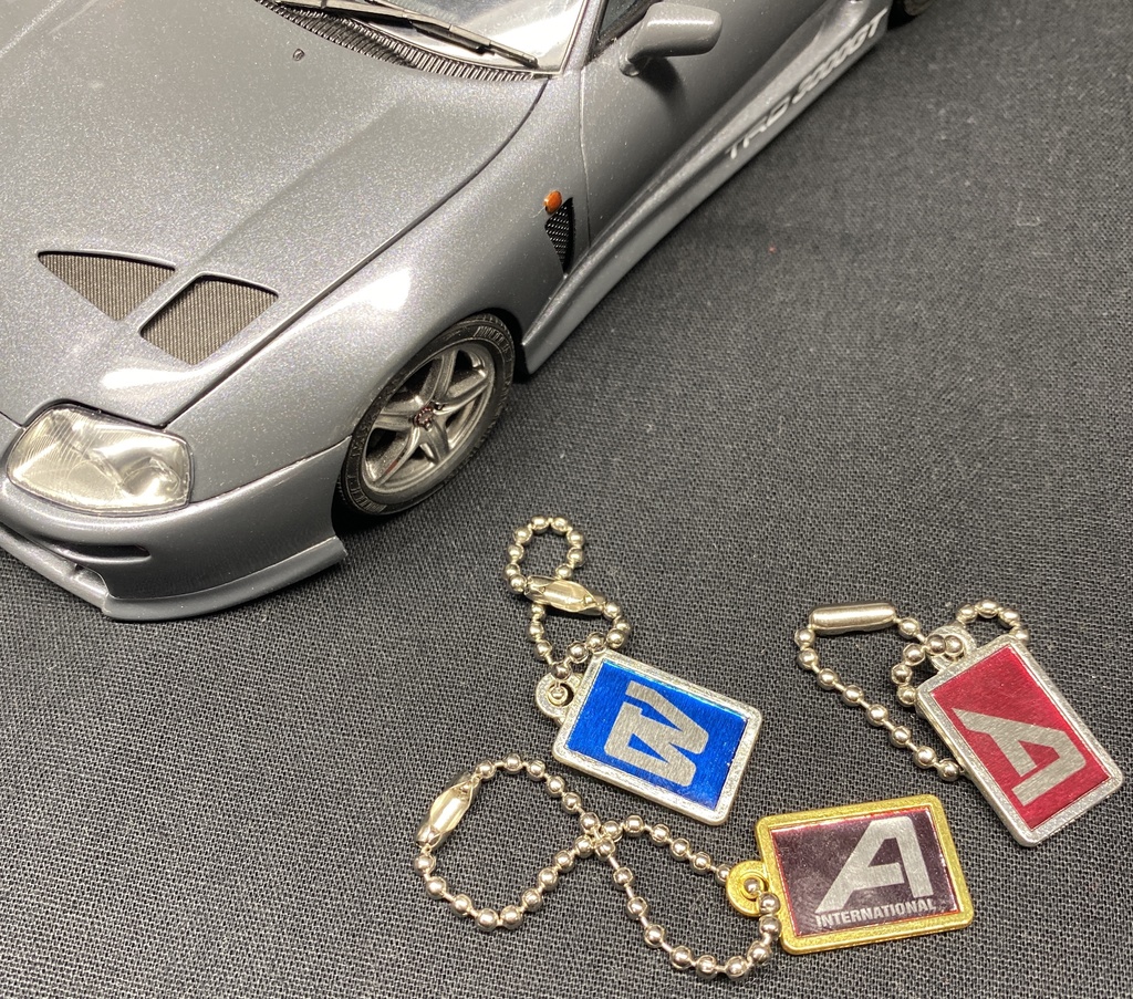 初代グランツーリスモ風　ライセンスキーホルダー3個セット