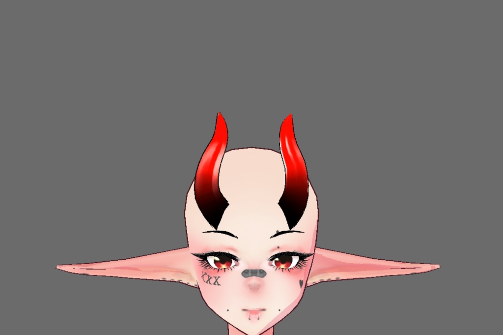 Vroid demon horns - zoltanazc - BOOTH