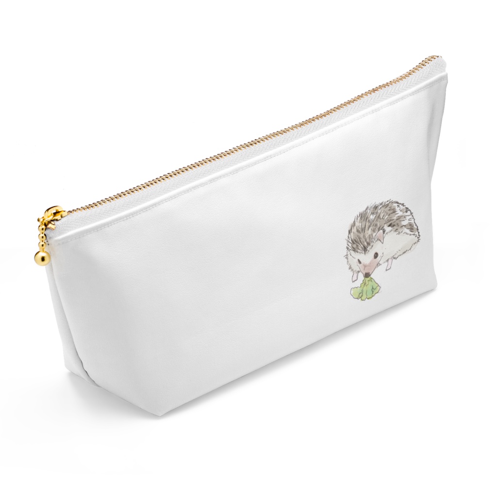 ハリネズミのすやすやポーチ