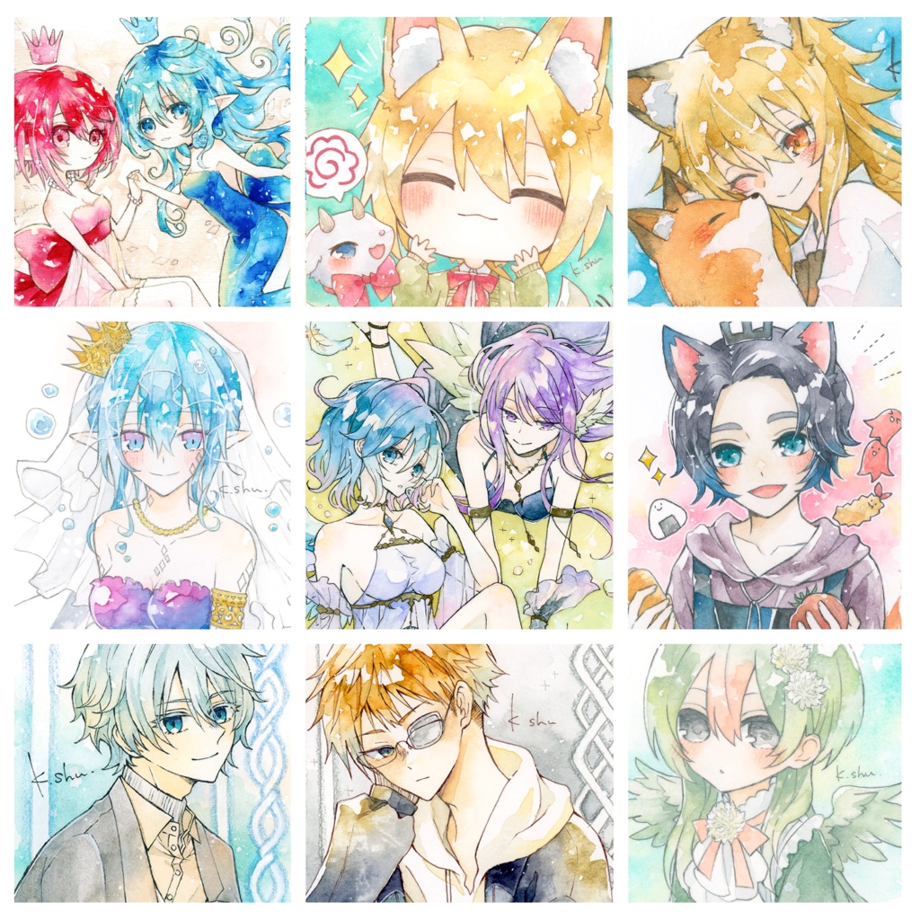 【アナログ原画】イラストオーダー