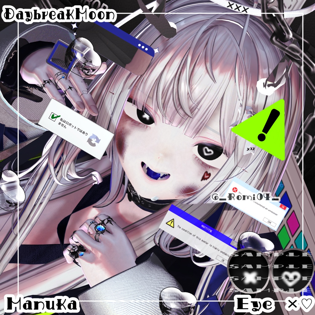 『Despair Lilith✖Eye Textus』Ladies~8アバター対応!!
