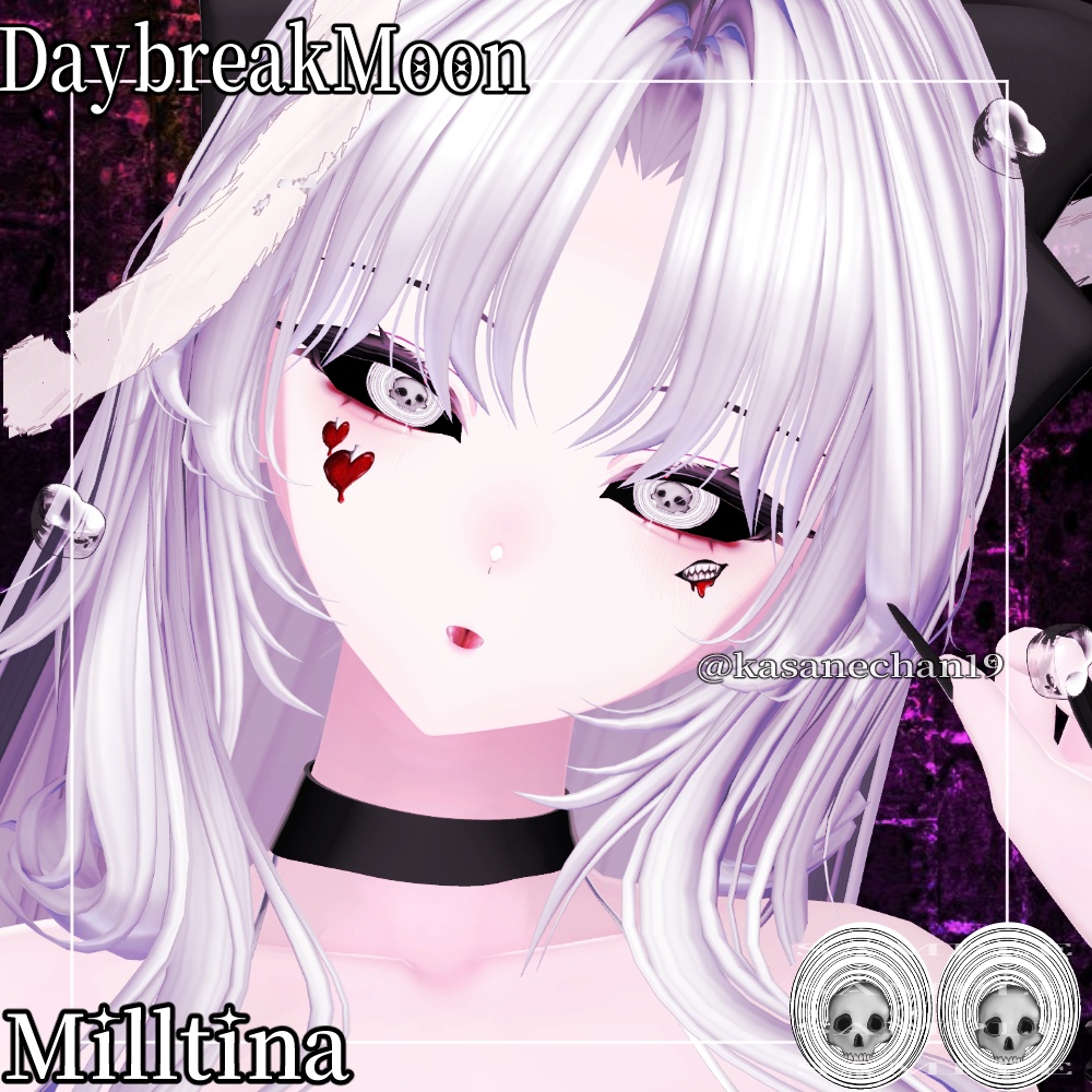 🕸👻『Nocturne Lilith×Eye Texture&Tattoo』7アバター対応👻🕸