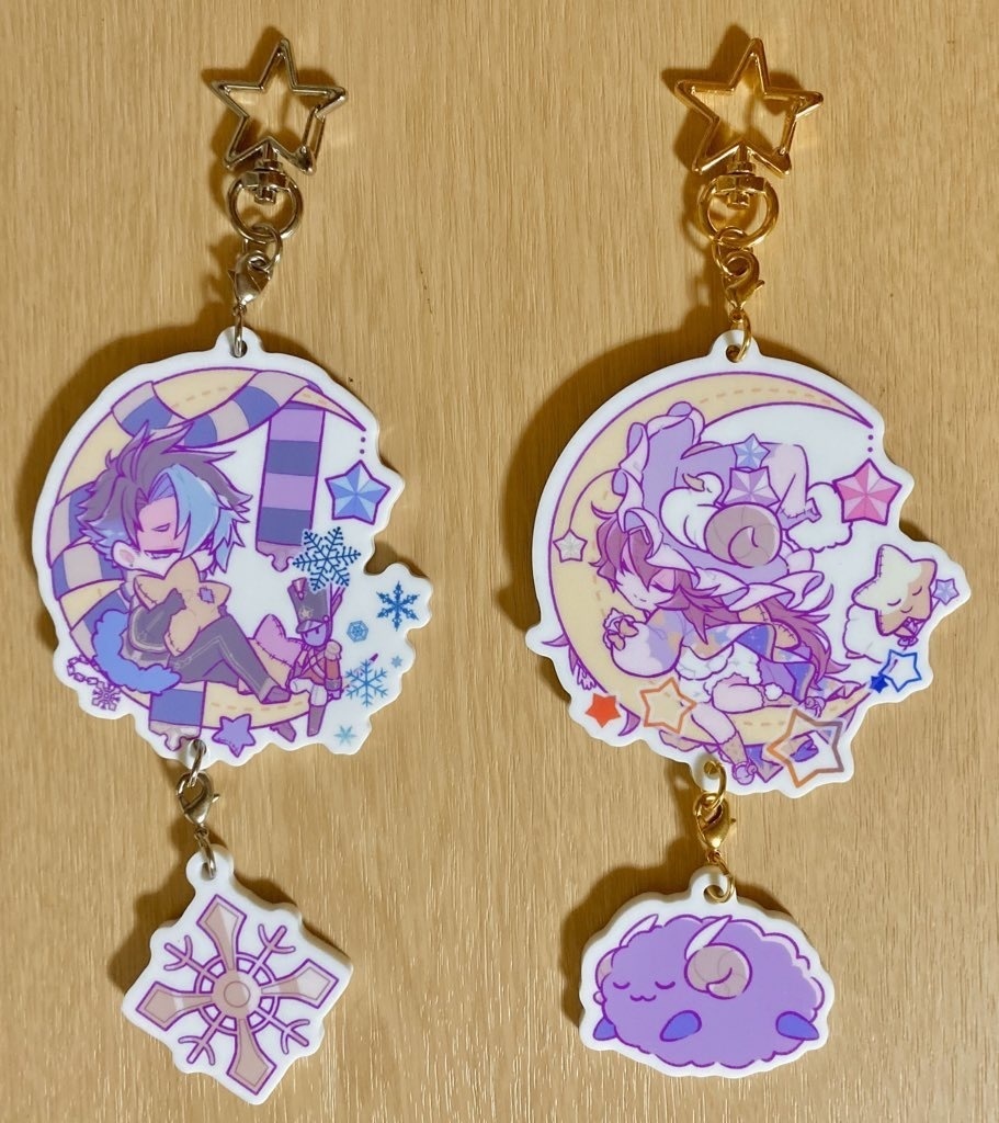 おつきさまキーホルダー