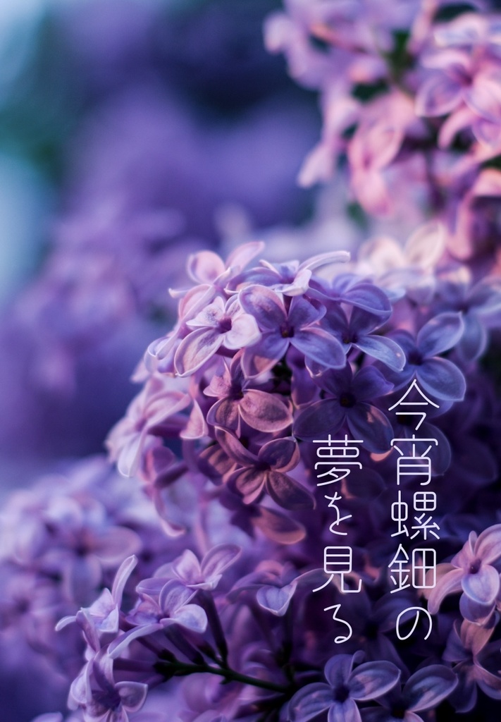 【実さに】「今宵螺鈿の夢を見る」