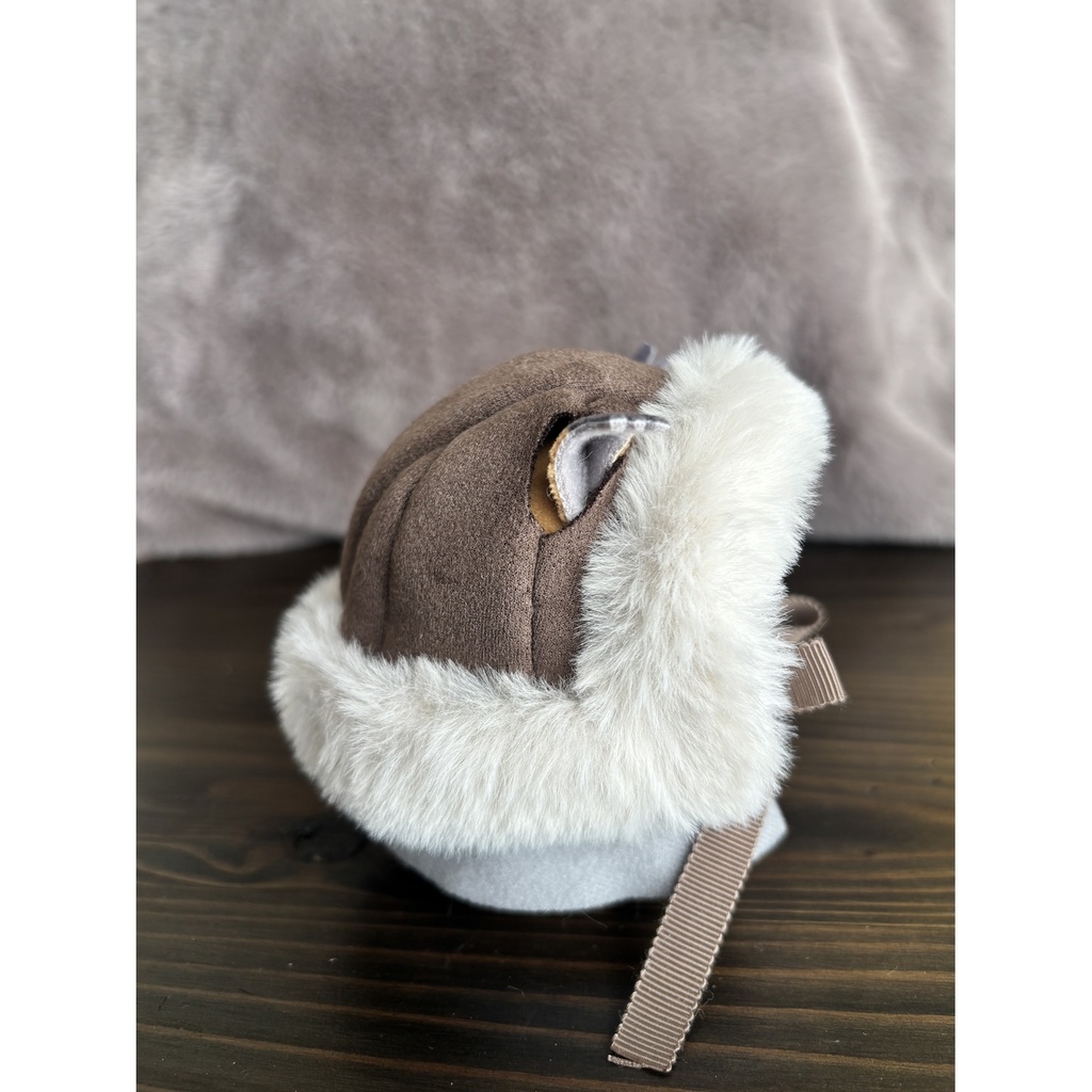 樺太もふもふお帽子(耳出しバージョン)