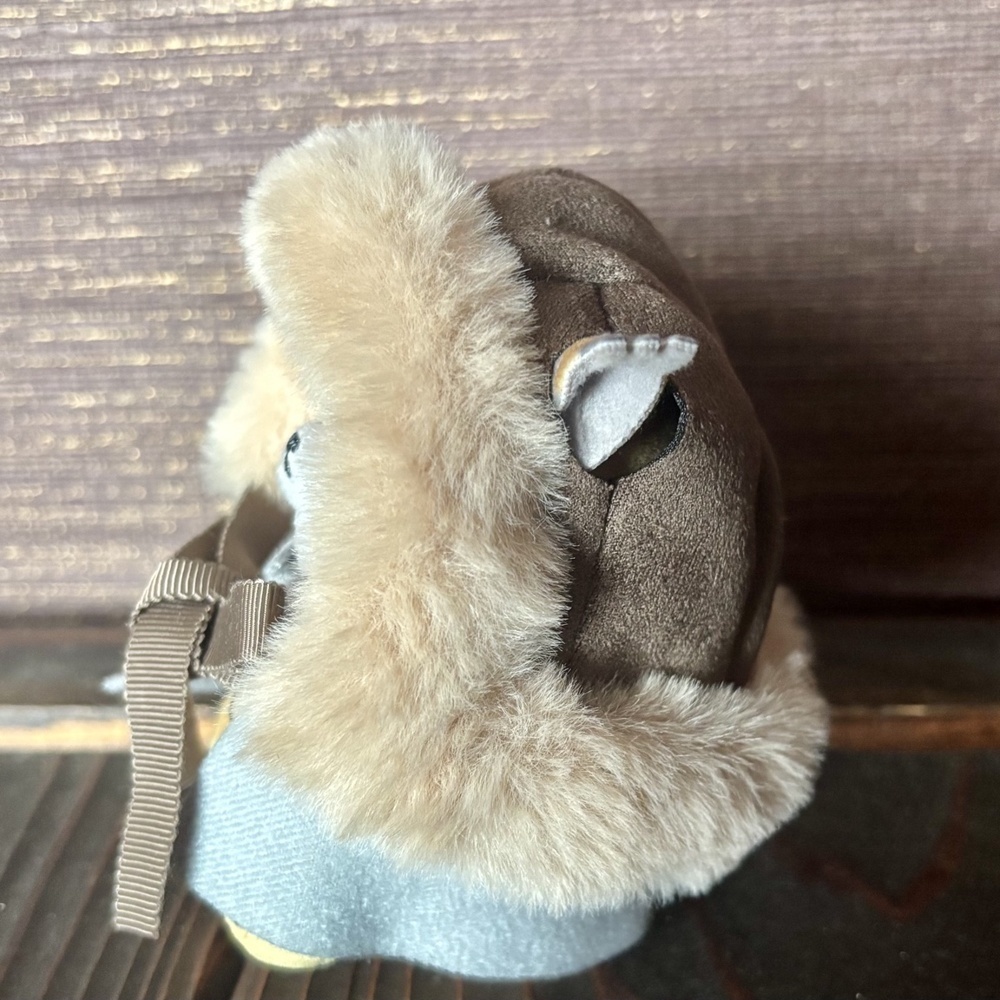 もふもふお帽子 【カフェ・オ・レ 】グロランリボン