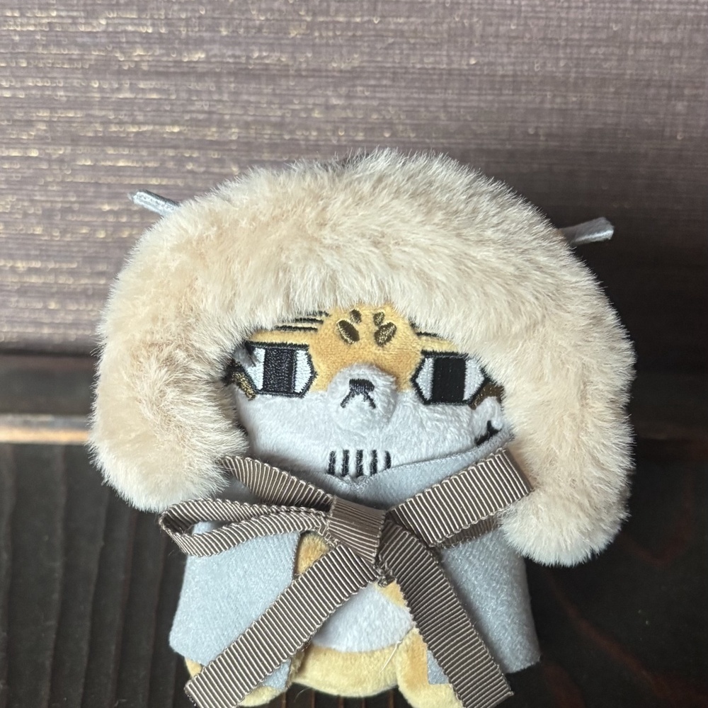 もふもふお帽子　　　　　　　　　　【カフェ・オ・レ　】グロランリボン 