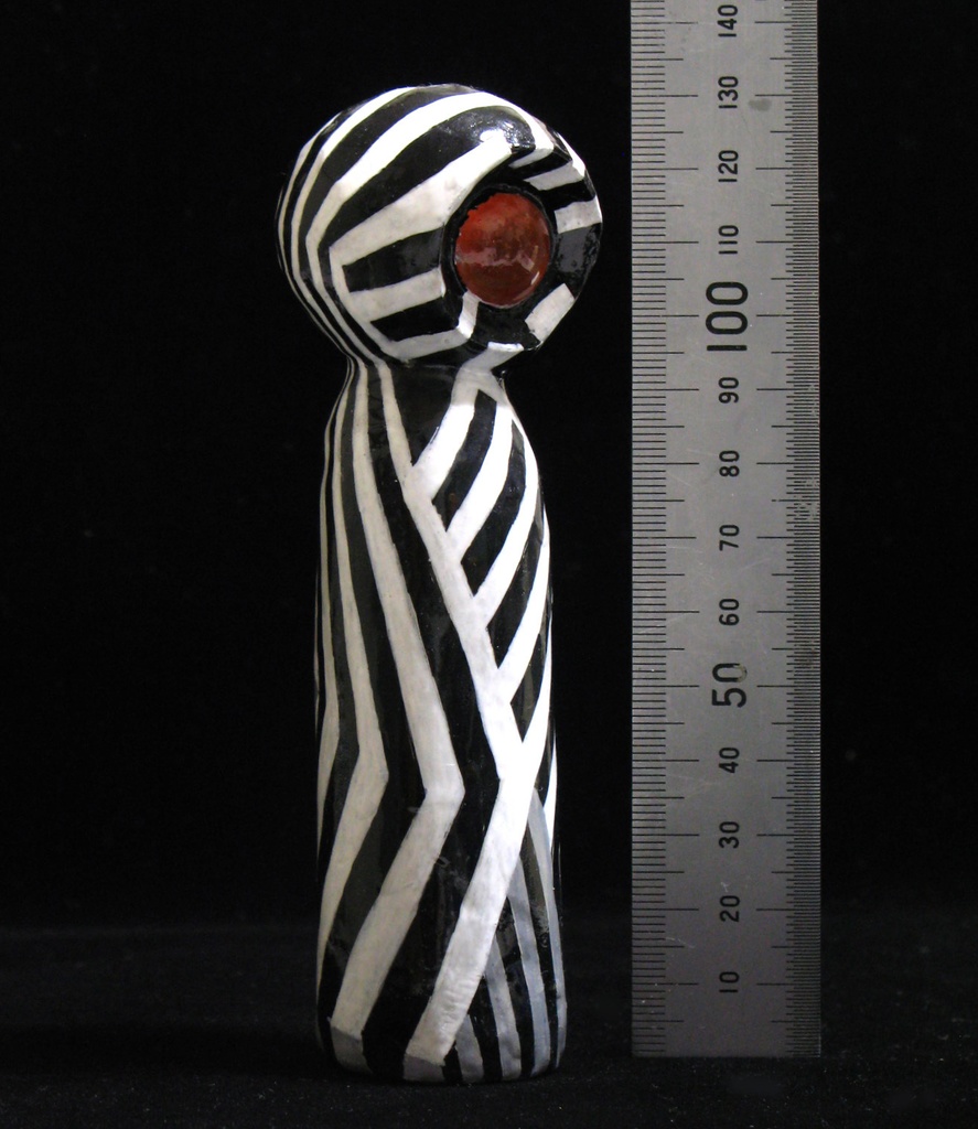 ダズル迷彩こけし h