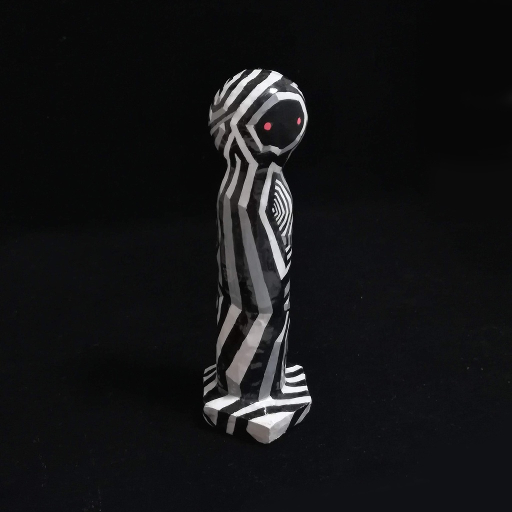 ダズル迷彩こけし i