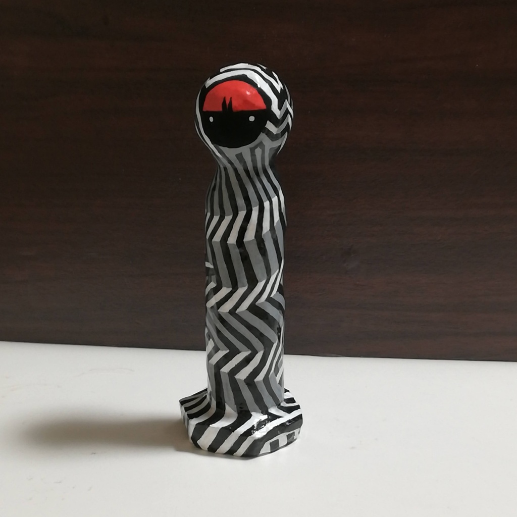 ダズル迷彩こけし i