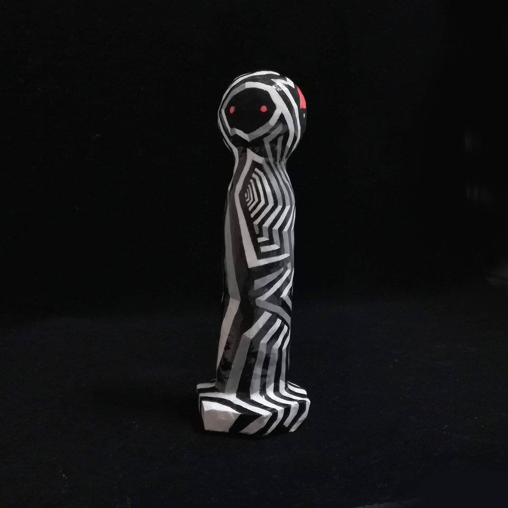 ダズル迷彩こけし i