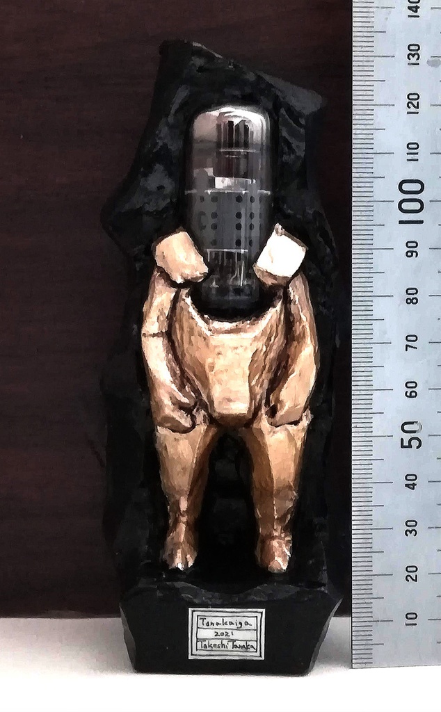 ヒト型真空管の標本 b