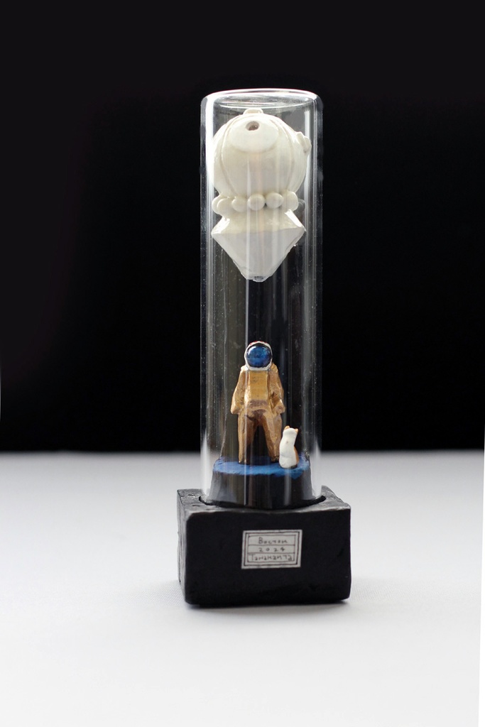 ボストーク宇宙船とコスモノートと猫