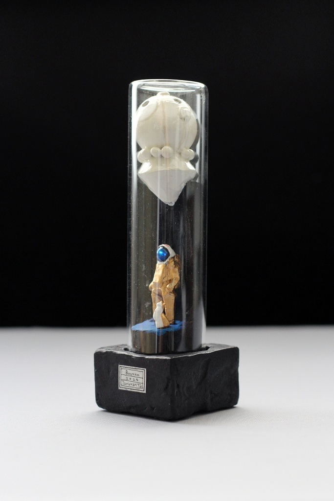 ボストーク宇宙船とコスモノートと猫