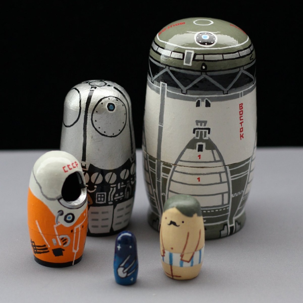 ボストーク宇宙船のマトリョーシカ