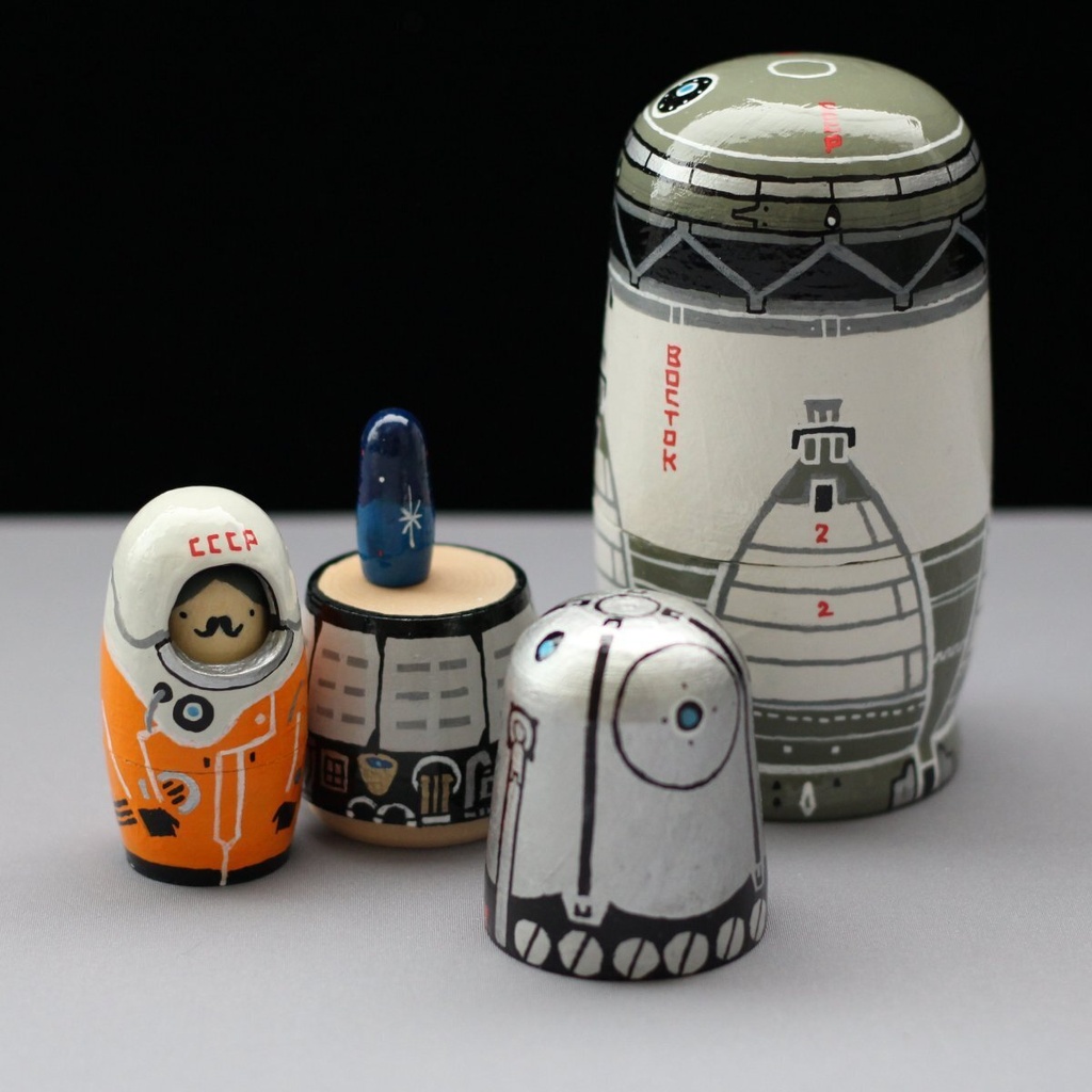 ボストーク宇宙船のマトリョーシカ