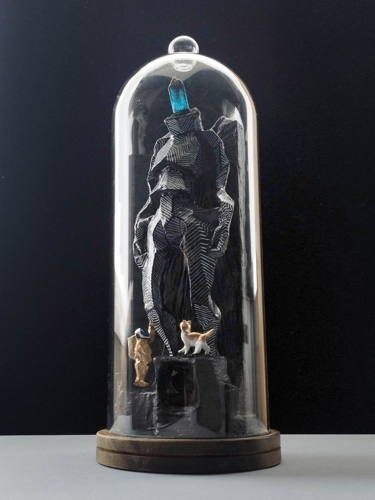 巨神調査員と猫