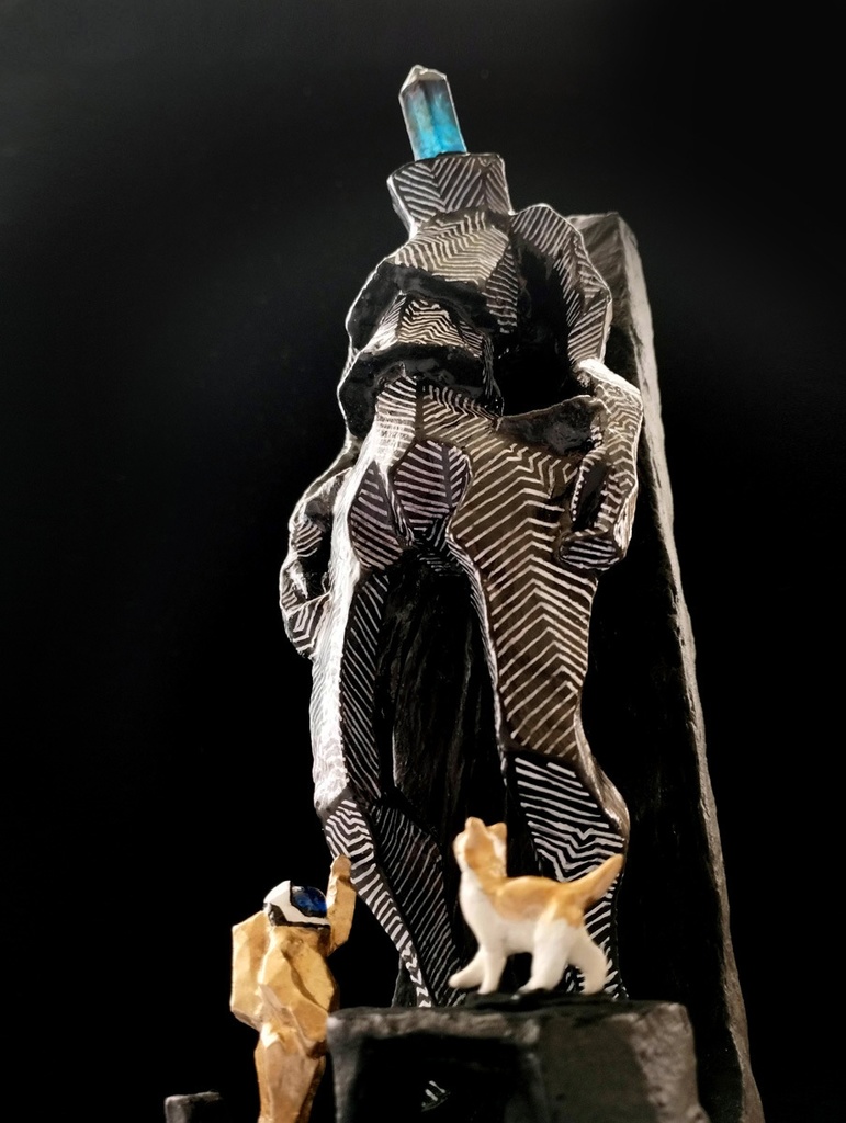 巨神調査員と猫