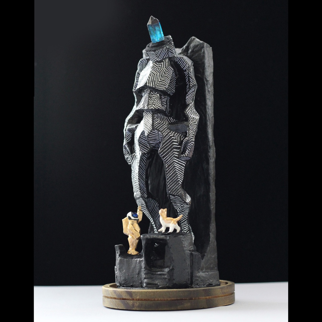 巨神調査員と猫