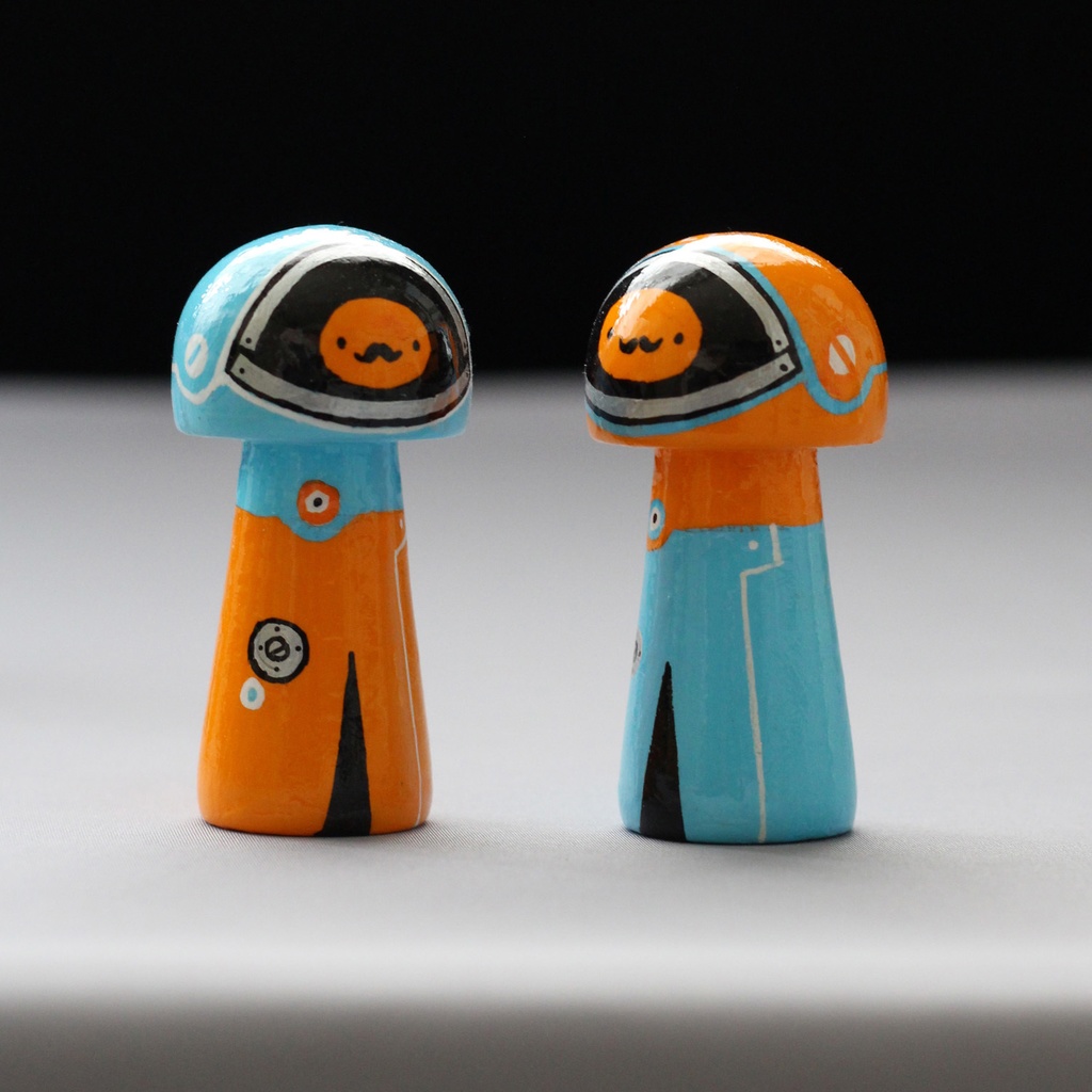 きのこコスモノートこけし