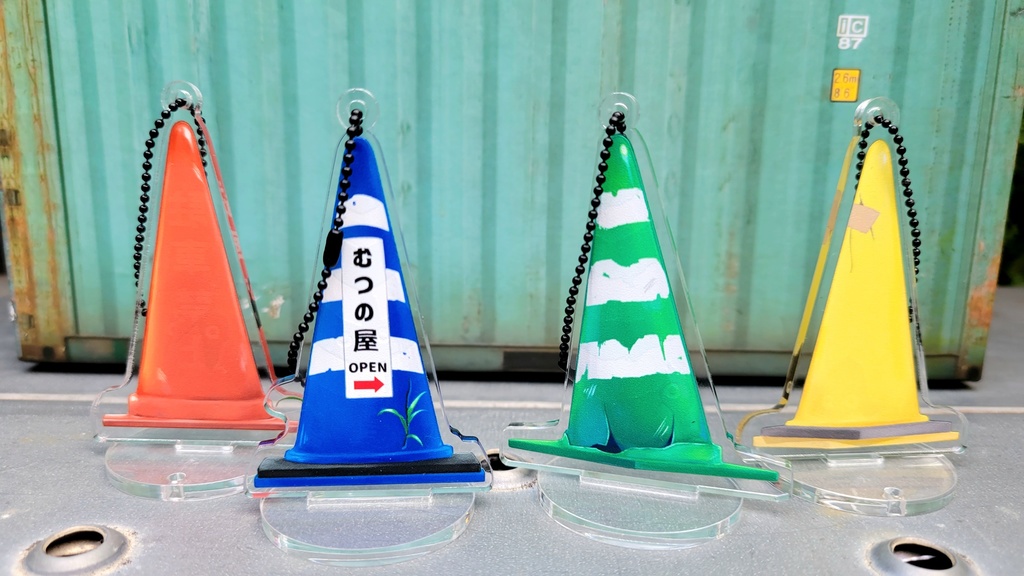 パイロンくんアクリルフィギュア 5種