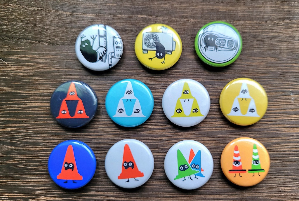 ミニ缶バッジ 25mm〈全11種〉