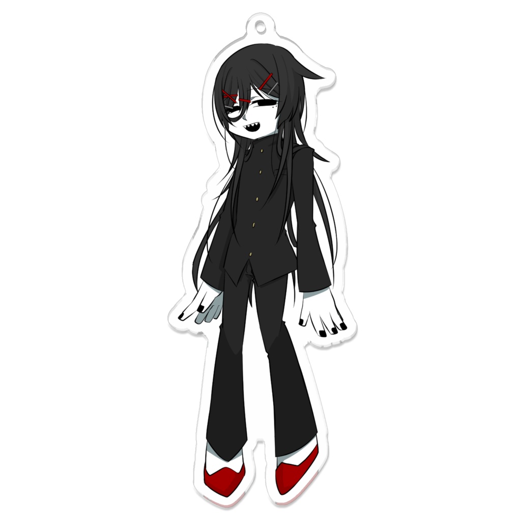 デフォ頭身あじさい君アクキー