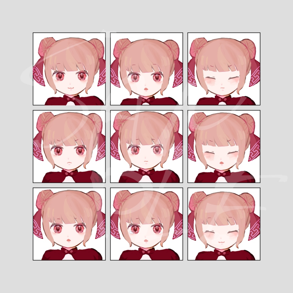 【無料/有料立ち絵】チャイナ風少女