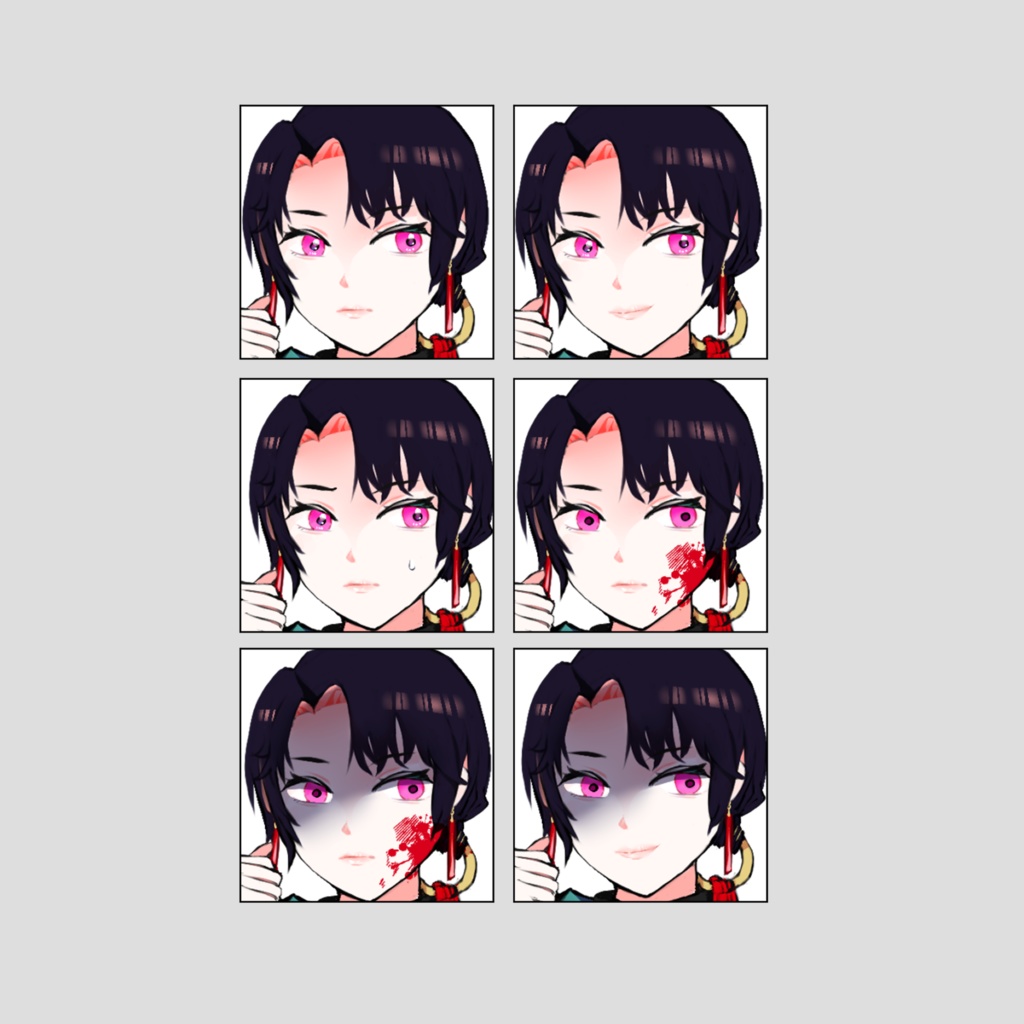 【無料/有料立ち絵】中性的なチャイナ風女性