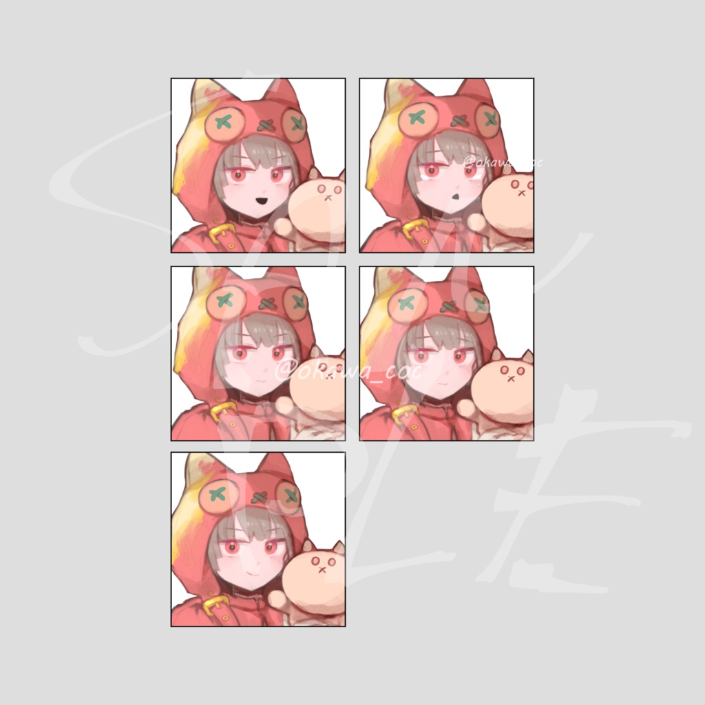 【無料版あり/立ち絵】ねこみみフードの少年