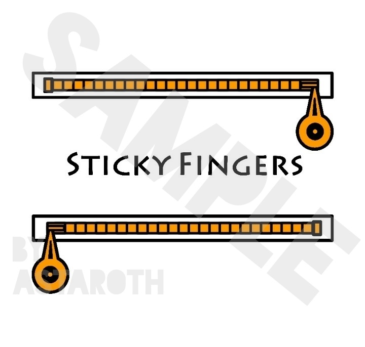 スティッキィ・フィンガーズ ジョジョ5部ブチャラティモチーフTシャツ