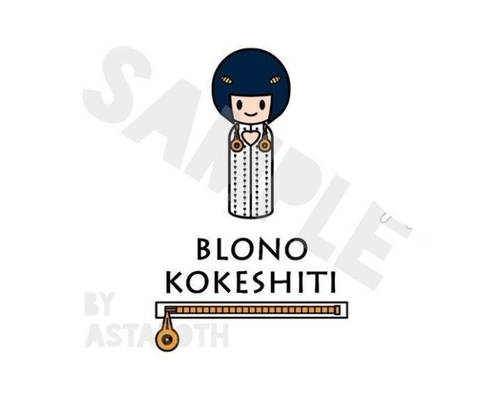 ブチャラティ改め、コケシティTシャツ(イラスト左)