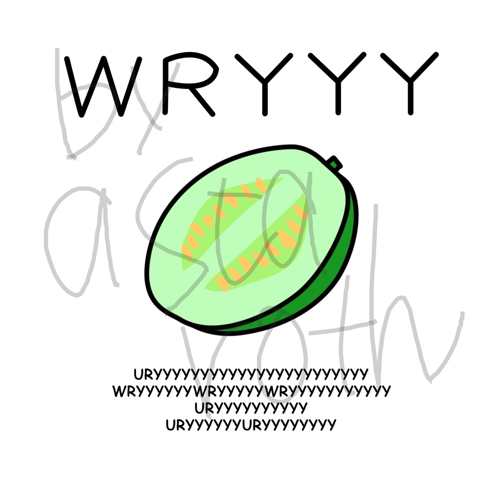 ディオの瓜(WRYYY!)Tシャツ