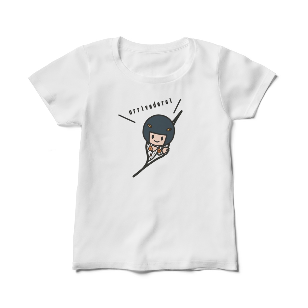 ブチャラティが隠れる!アリーヴェデルチTシャツ レディース大