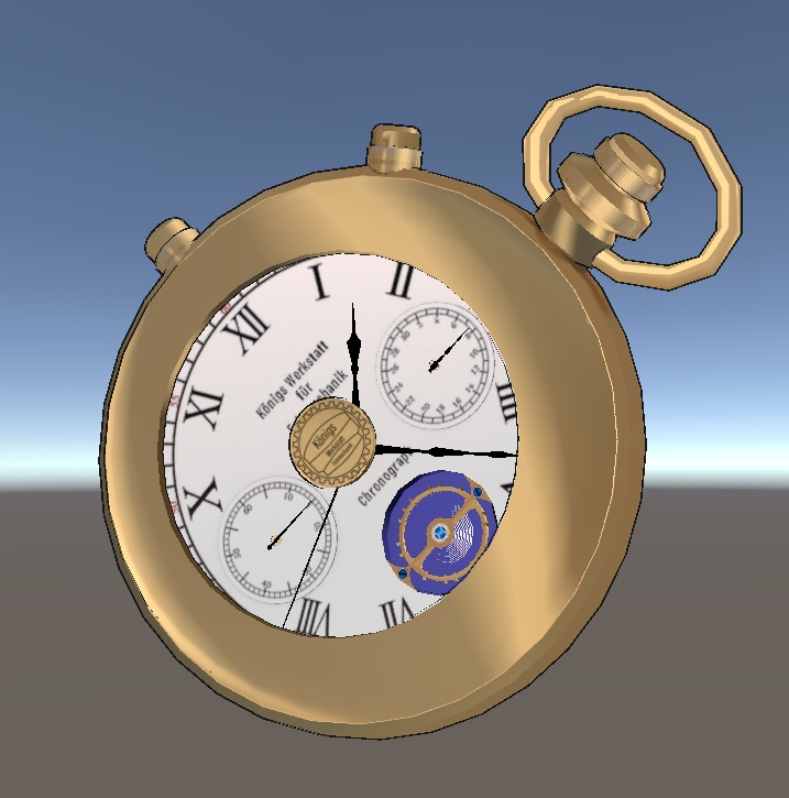 【MA/OSC/ギミック】クロノグラフ懐中時計