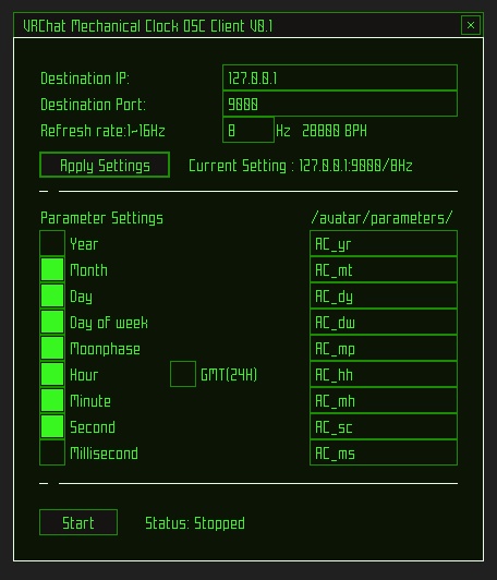 VRChat Mechanical Clock System