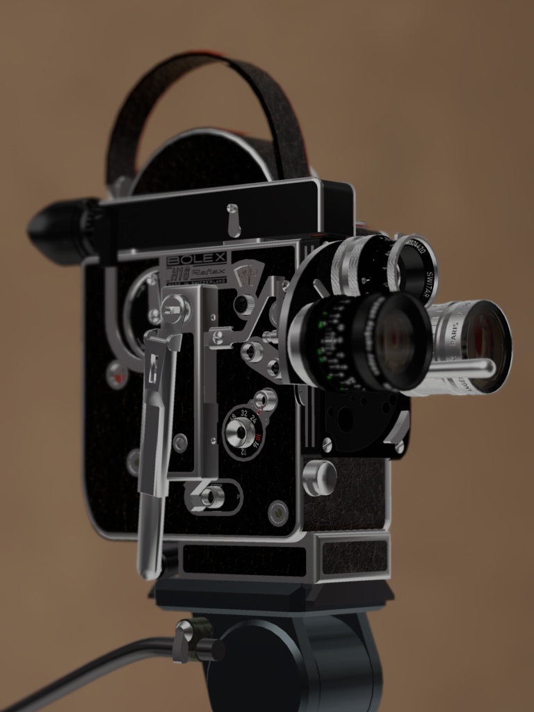 【VRChat想定/MA/ギミック】16mmフィルム映画撮影セット