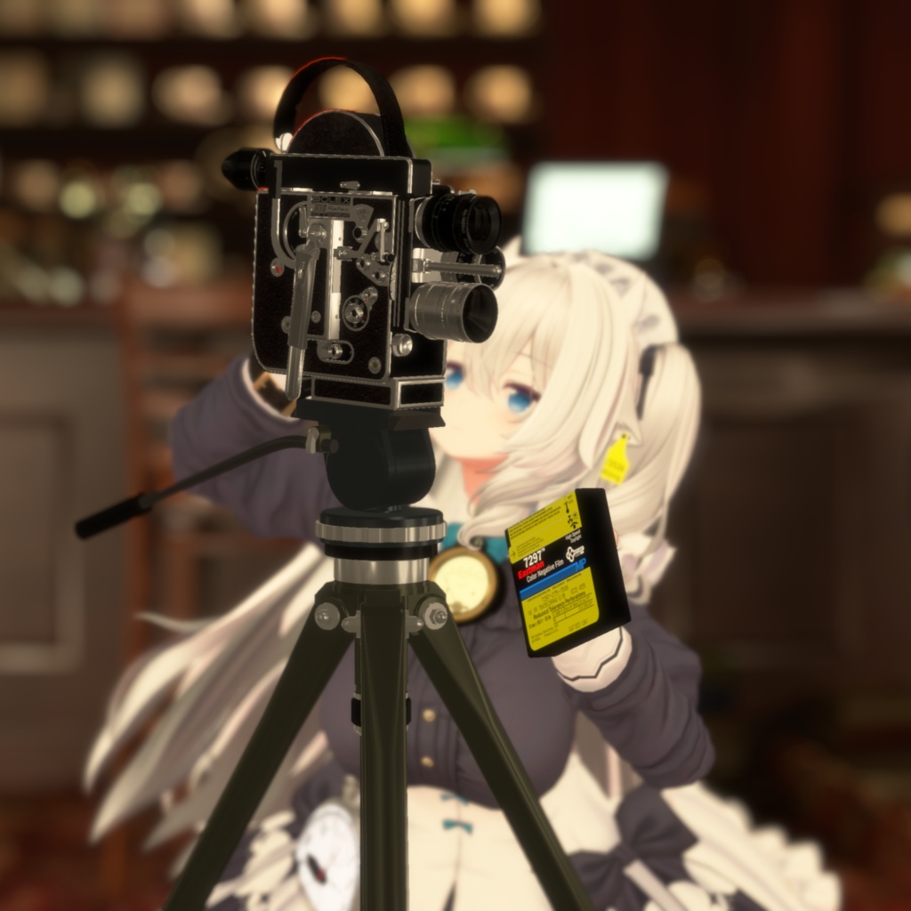 【VRChat想定/MA/ギミック】16mmフィルム映画撮影セット