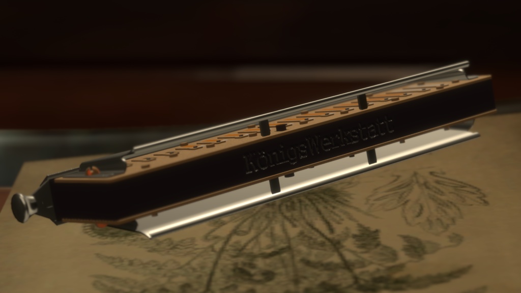 【MA対応】16穴クロマチックハーモニカ