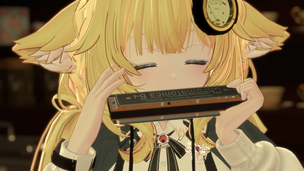 【MA対応】16穴クロマチックハーモニカ