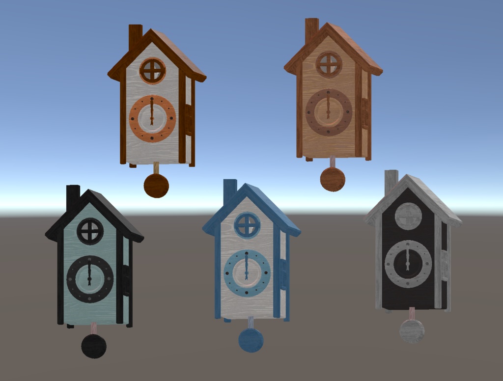 【MA/OSC】アバター用鳩時計