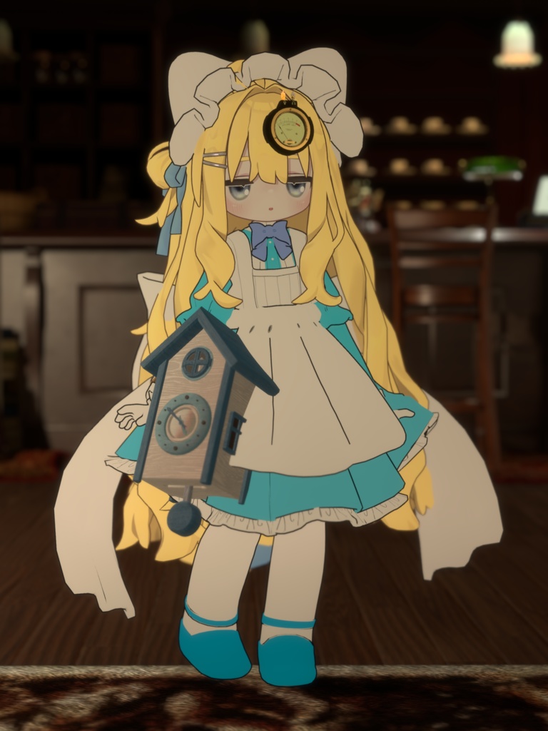 【MA/OSC】アバター用鳩時計