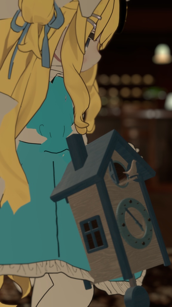 【MA/OSC】アバター用鳩時計