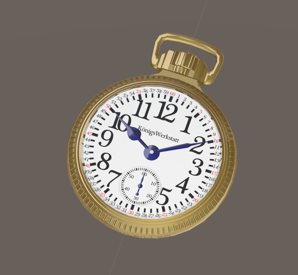 【MA対応/OSC】アメリカ型鉄道時計