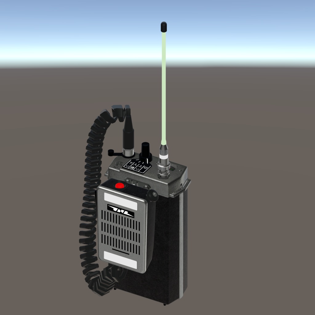 【VRChat想定/MA】国鉄乗務員無線機セット